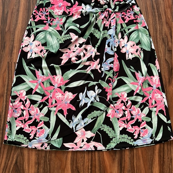 Tommy Bahama Clara Orchid Isle Faux Wrap Dress - Picture 7 of 12